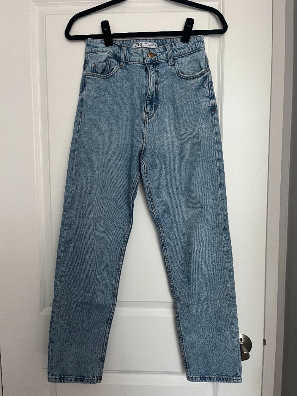 Zara High Rise Mom Jeans